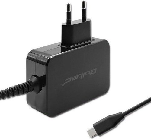 Ładowarka Qoltec Ładowarka GaN Power Pro | 1xUSB-C | 45W | 5-20V | 2.25-3A | Czarna