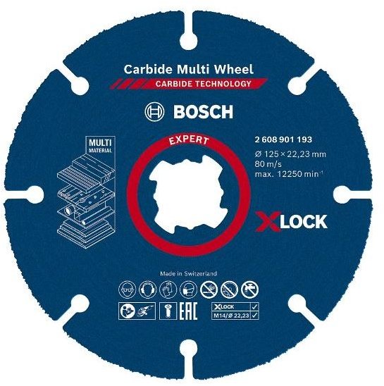 BoschTARCZA EXPERT X-LOCK CMW 10X125X22.23MM 1szt.