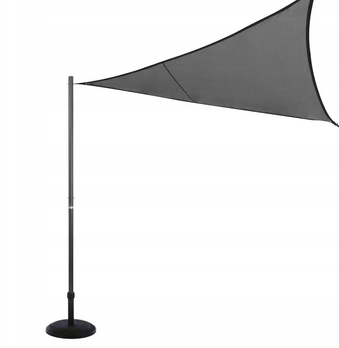 Słupek do montażu żagla przeciwsłonecznego, wys. 255 cm,