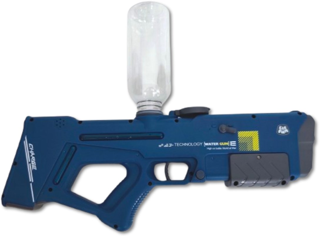 Pistolet na wodę - Elektryczny 40cm - Niebieski