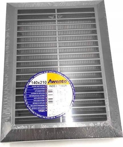 AWENTA Osłona went. 14x21 TUWS. grafitowy / T26GR