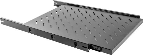 Lanberg Wysuwana półka do szaf 19'' 1000mm czarna (AK-1011-B)