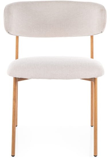 Krzesło tapicerowane ELTON D BREGO jasno beżowe