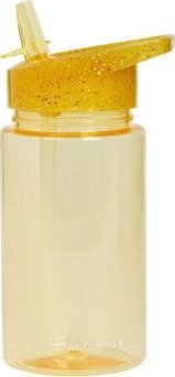 A Little Lovely Company Butelka na wodę dla dzieci brokatowa GLITTER GOLD 0,45L / A Little Lovely Company