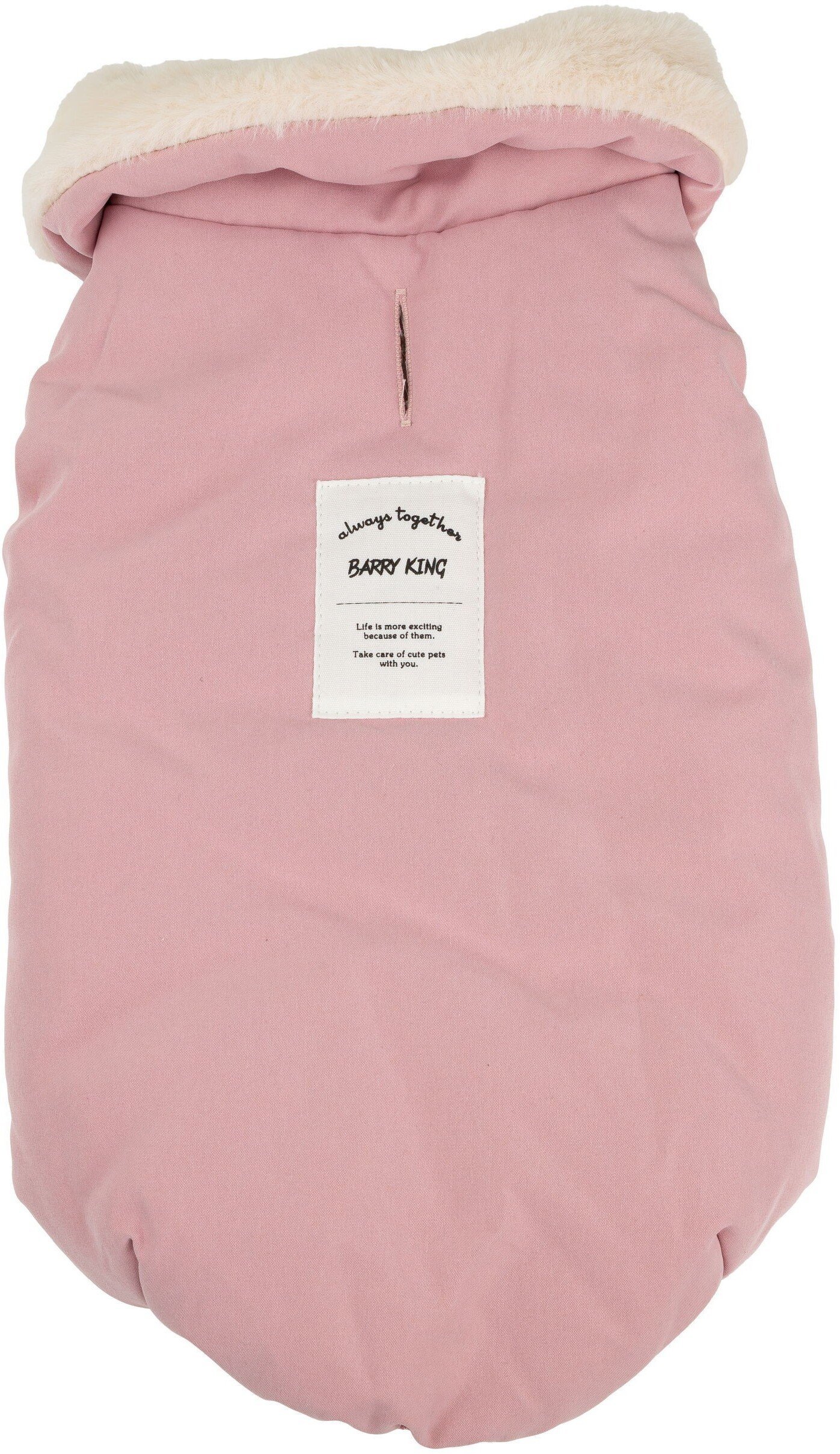 Barry King Kurtka dla psa różowa z kołnierzem rozmiar 4XL 65