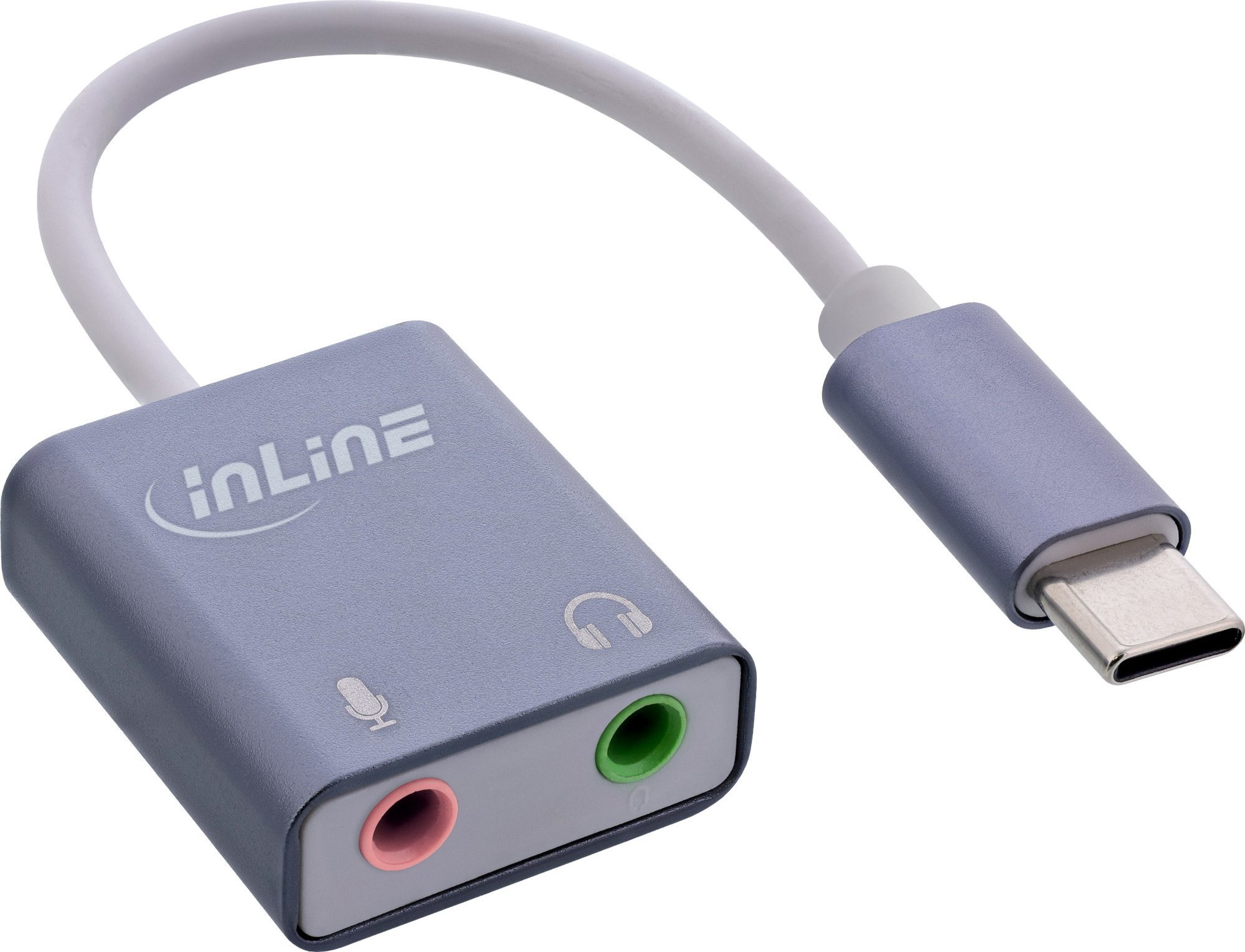 INLINE USB Audio Soundadapter USB-C Kabel