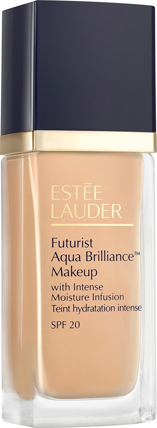 Estee Lauder Futurist Aqua Brilliance Makeup with Intense Moisture Infusion SPF 20 30ml. 1W0 Warm Porcelain