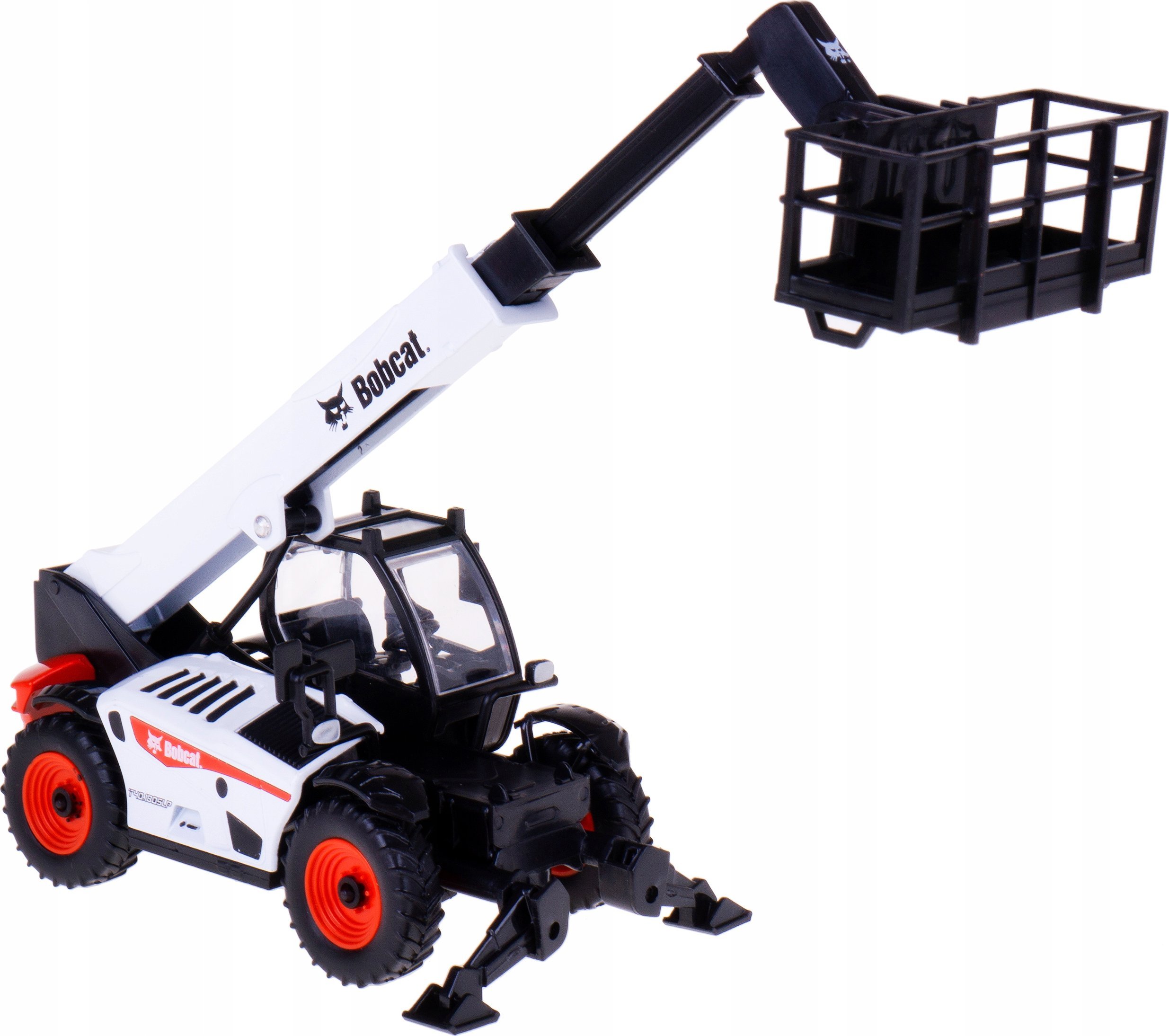 Bburago 1:48 teleskopinis krautuvas Bobcat T40.180SLP su platforma, 18-32088