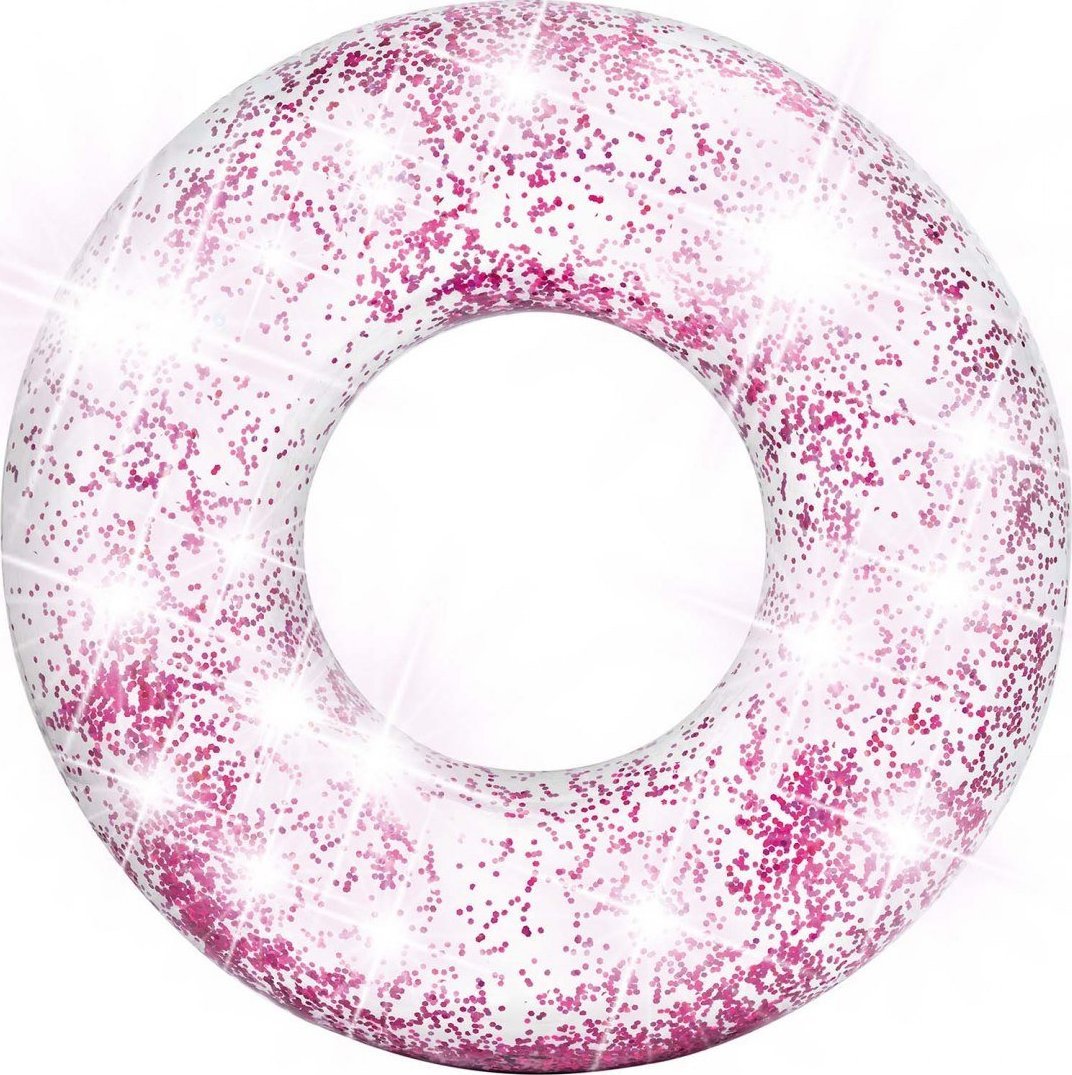 Intex Koło do pływania brokatowe INTEX 56274 różowy