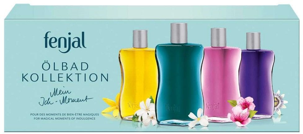 Fenjal Oil Bath Collection zestaw olejków do kąpieli 4x50ml