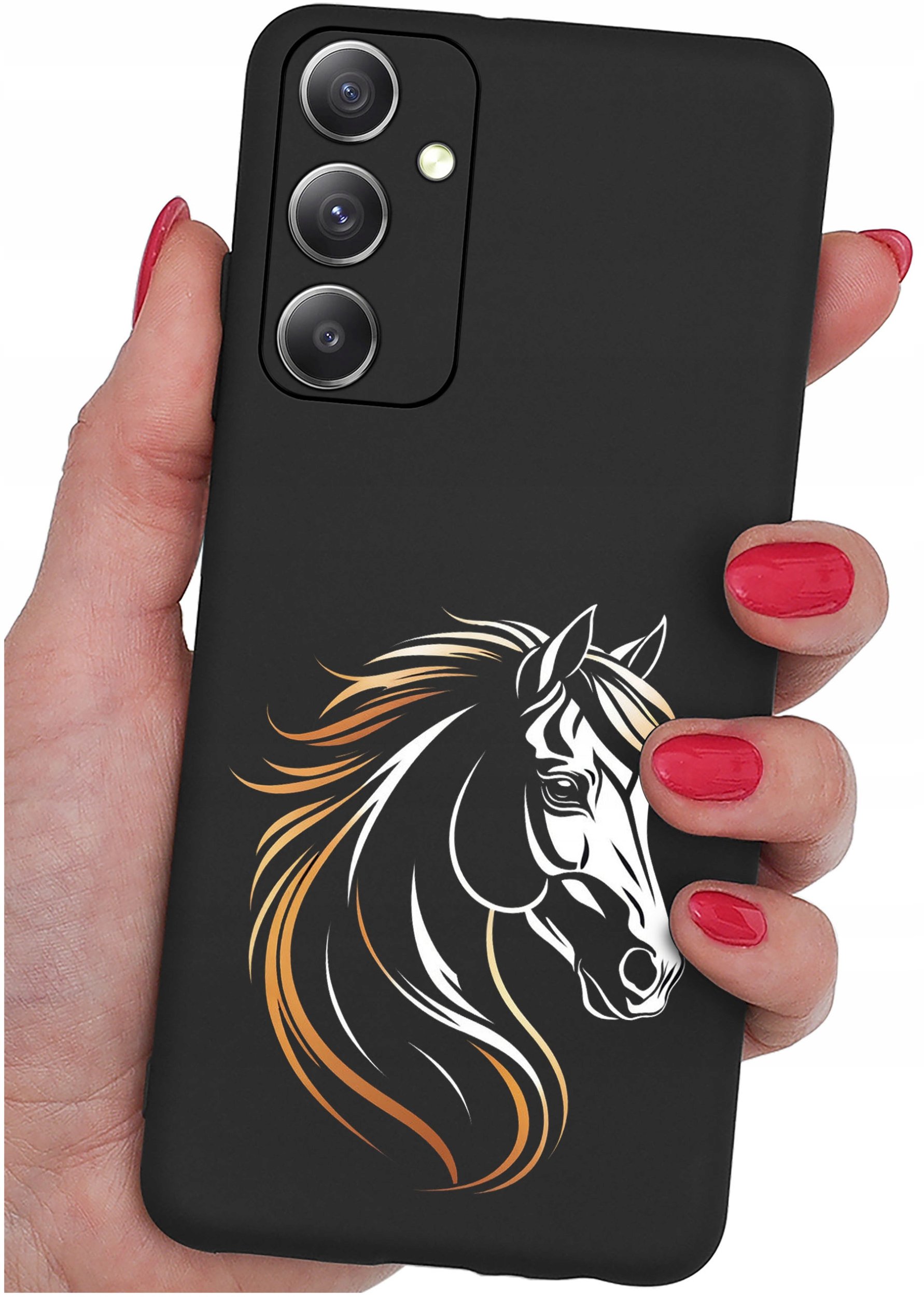 ETUI do Samsung Galaxy M23 5G WZORY |SILIKONOWE MATT CASE + SZKŁO 9H