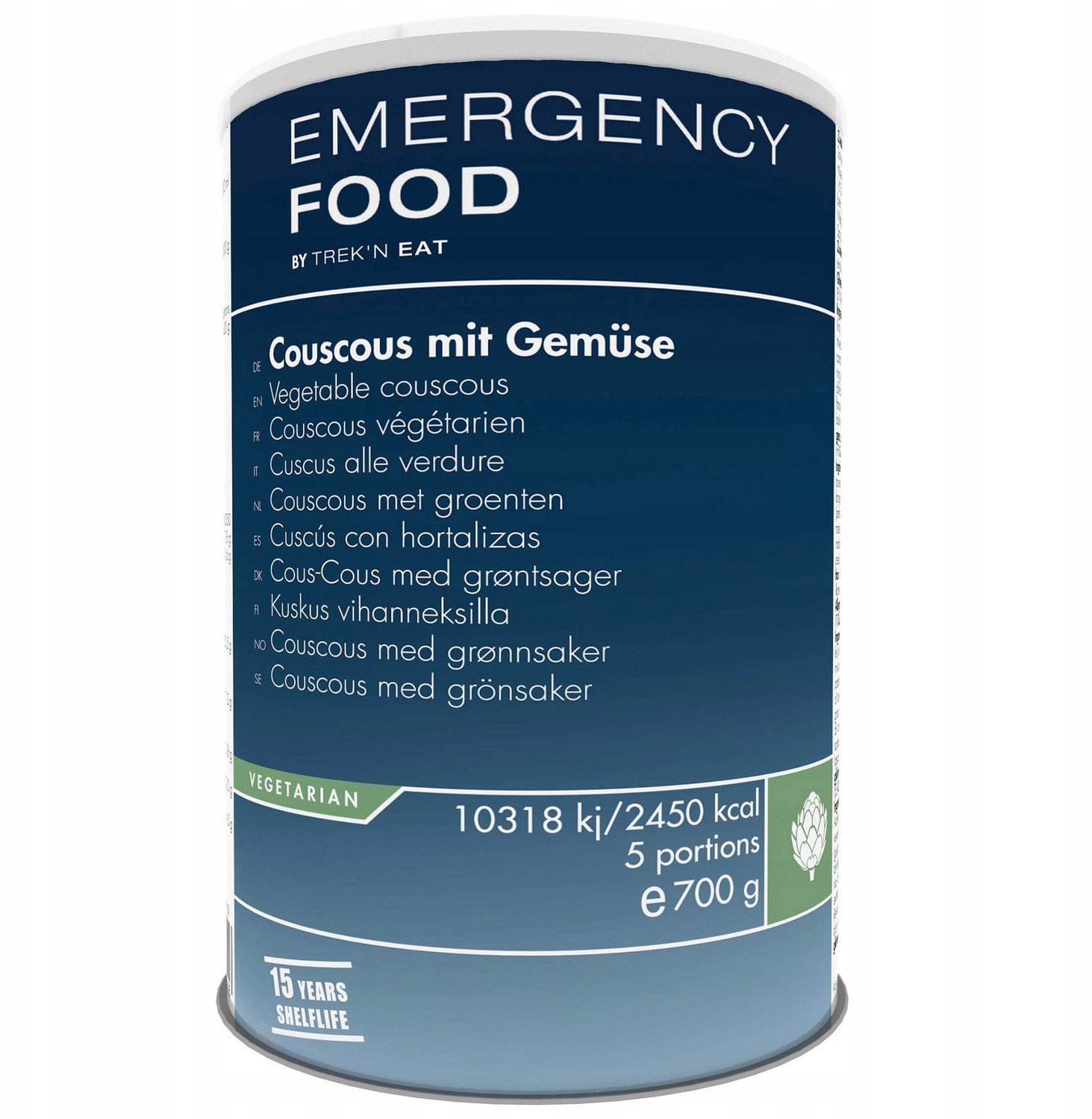 EMERGENCY LINE Kuskus z warzywami, 700g [Vegetable couscous-EL]