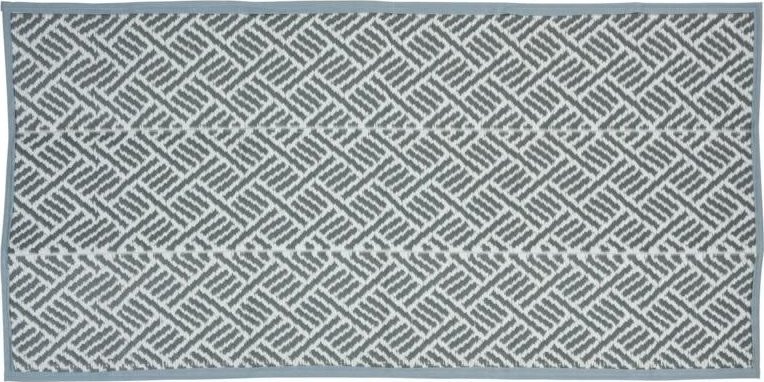 Intesi INTESI MATA KEMPINGOWA 90X180CM SZARA JASNA