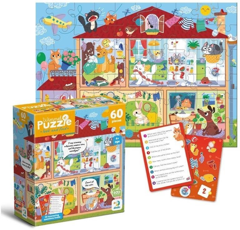 Wimmelpuzzle 60 Pets at home