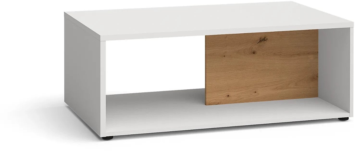 Ława MILA biały mat/dąb artisan FURNIVAL