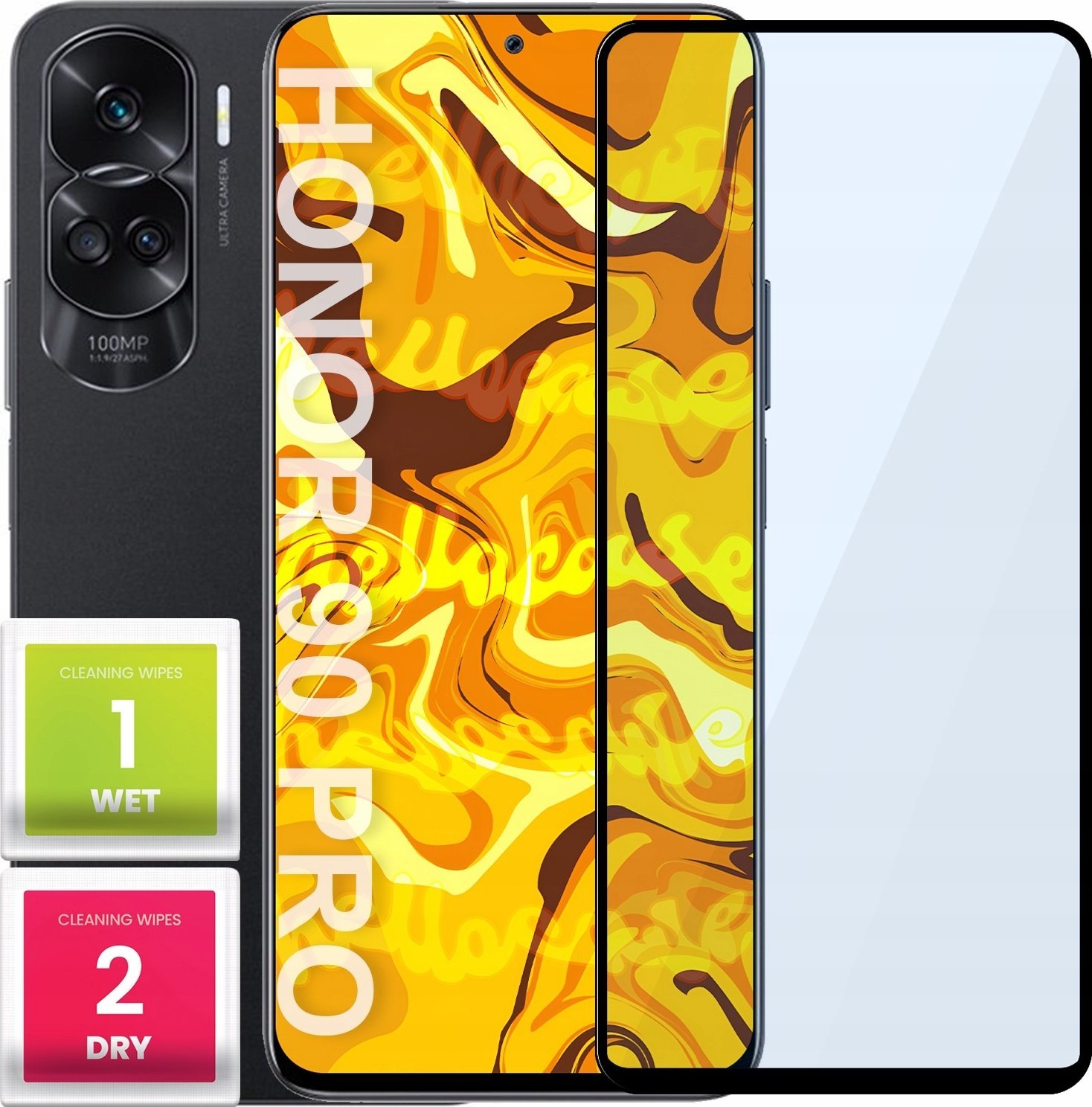 Hello Case SZKŁO HARTOWANE DO HONOR 90 LITE 5G PEŁNE NA CAŁY EKRAN SZKIEŁKO OCHRONNE