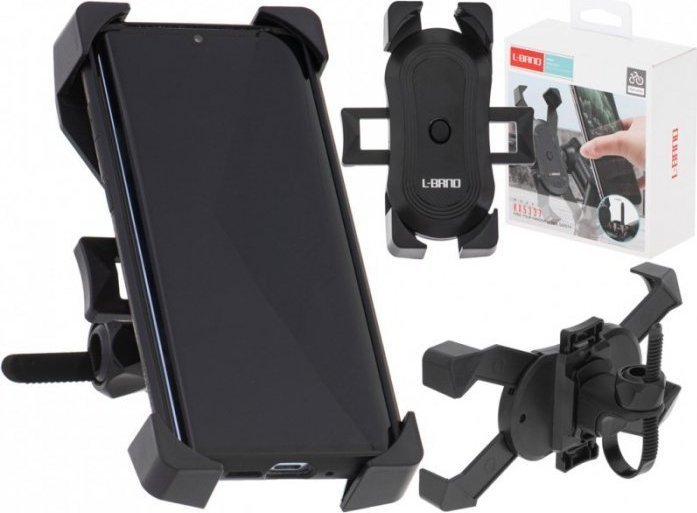 L-BRNO Uchwyt rowerowy motycyklowy czarny