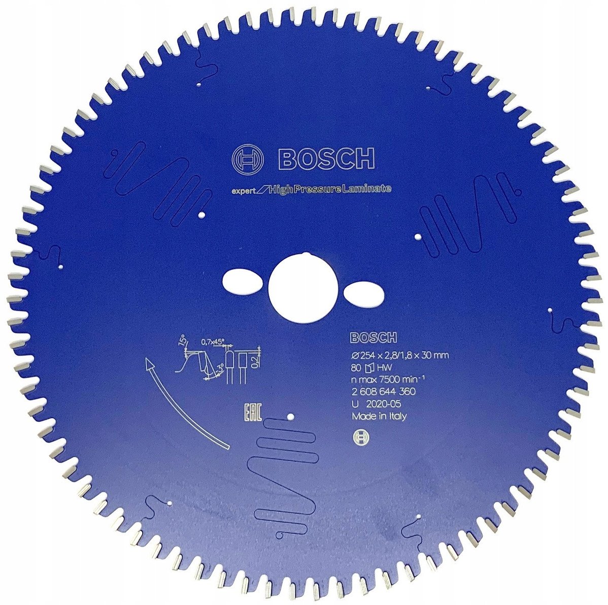 TAR. PIL. EXPERT 254X30X2.8/1.8X80T