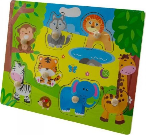 EURObaby ZAB PUZZLE 30X22 SAFARI