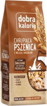 Ekoprodukt Chrupiąca pszenica z melasą i migdałami 120 g Dobra Kaloria