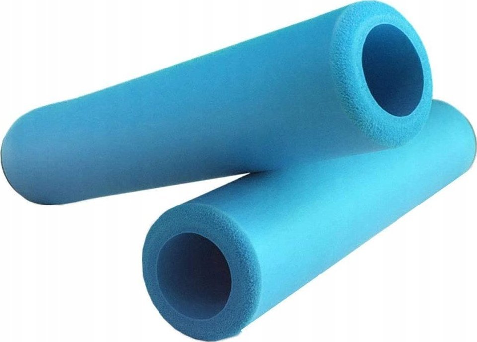 Korbi CHWYTY RĄCZKI KIEROWNICY GRIPY ROWER PIANKOWE NIEB