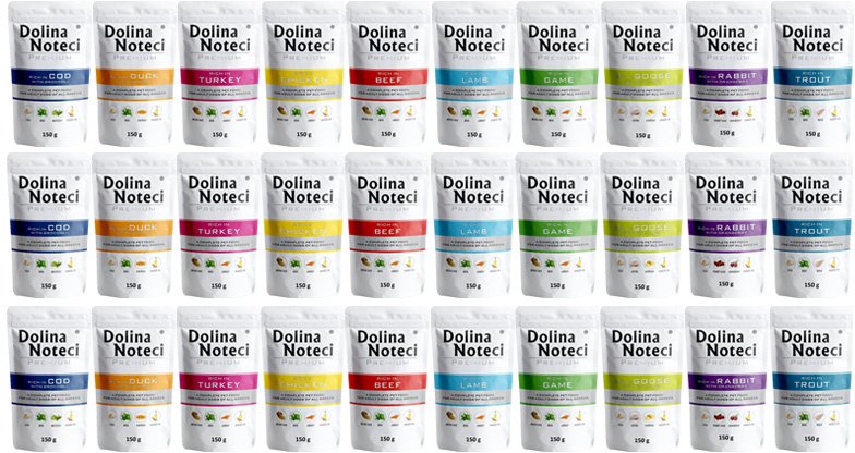 Dolina Noteci Mokra karma dla psa Premium mix smaków 30 x 150 g