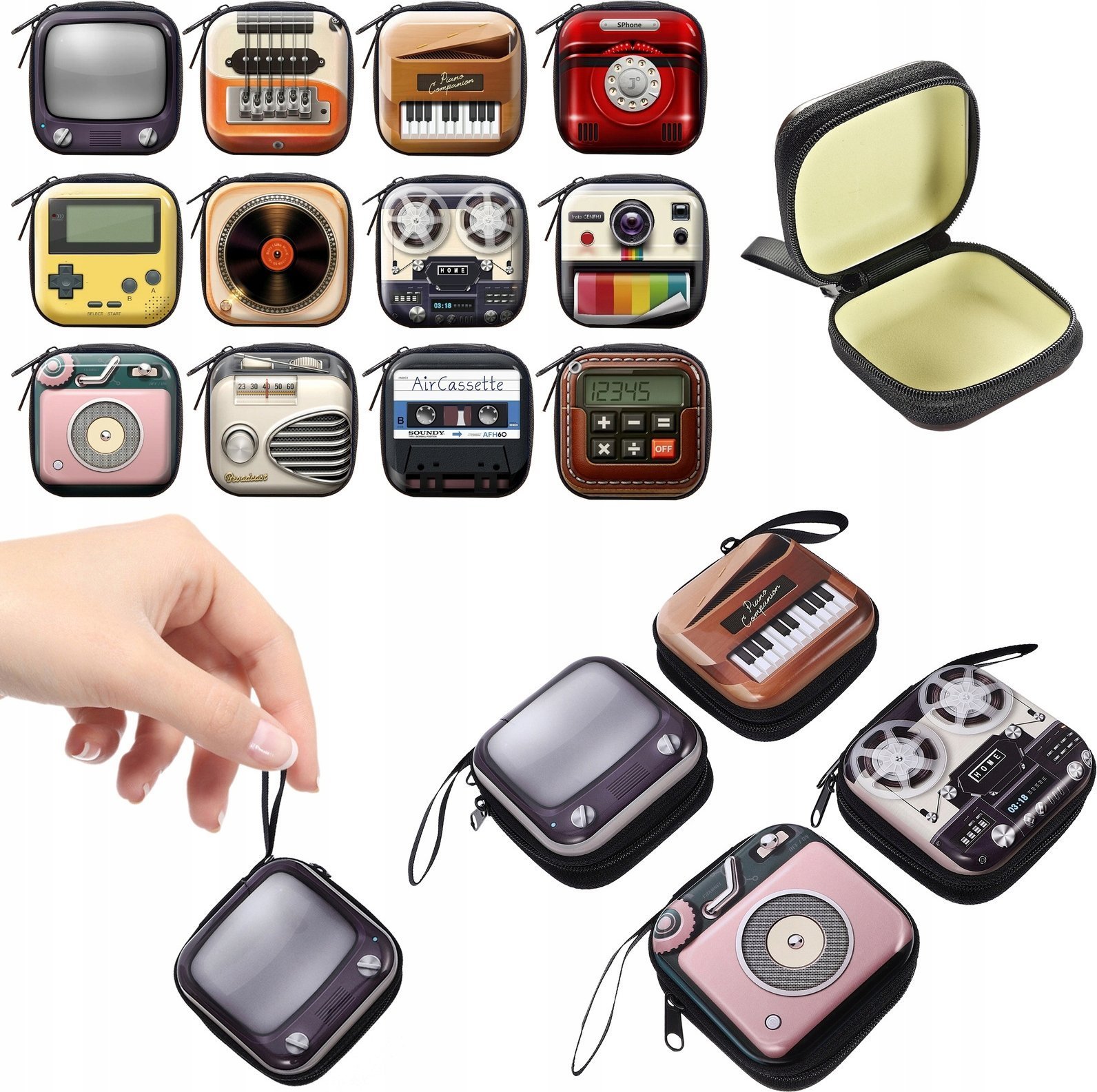 Trifox Portfelik metalowy na zamek A-0777 18457