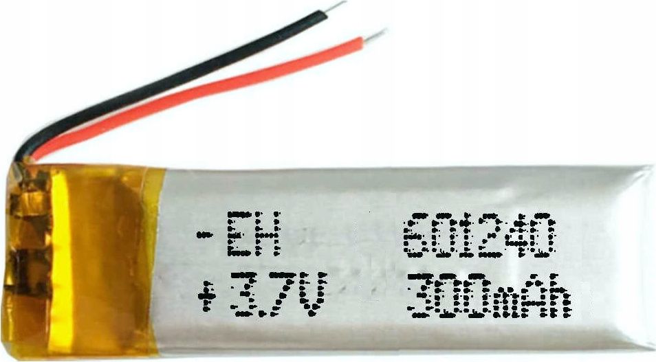 Liter Energy Battery Akumulator Li-Poly 300mAh 3.7V 601240
