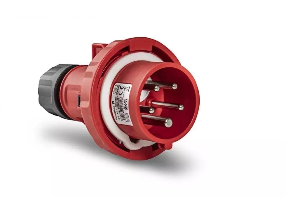 Wtyczka przenośna (zwrotnica faz) 16A 5P IP67 13316