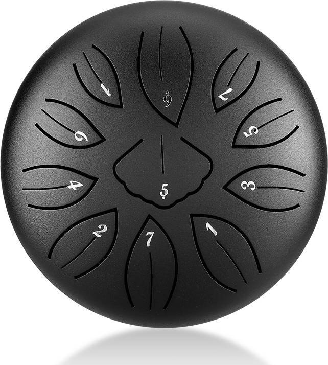 HLURU HUASHU HLURU TOUNGE DRUM 6" BĘBEN JĘZYKOWY STALOWY 11 TONÓW + ZESTAW PAŁECZEK