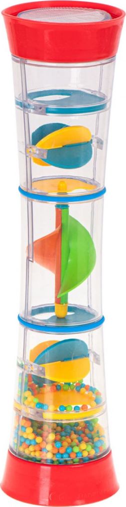 KIK Grzechotka deszczownica tuba instrument koraliki 31cm