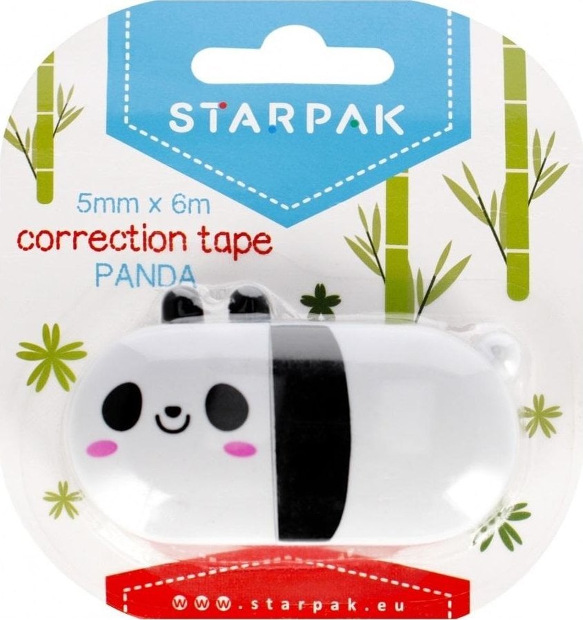 Starpak KOREKTOR W TASMIE 5MMX6MB PANDA STK B/C 12/432