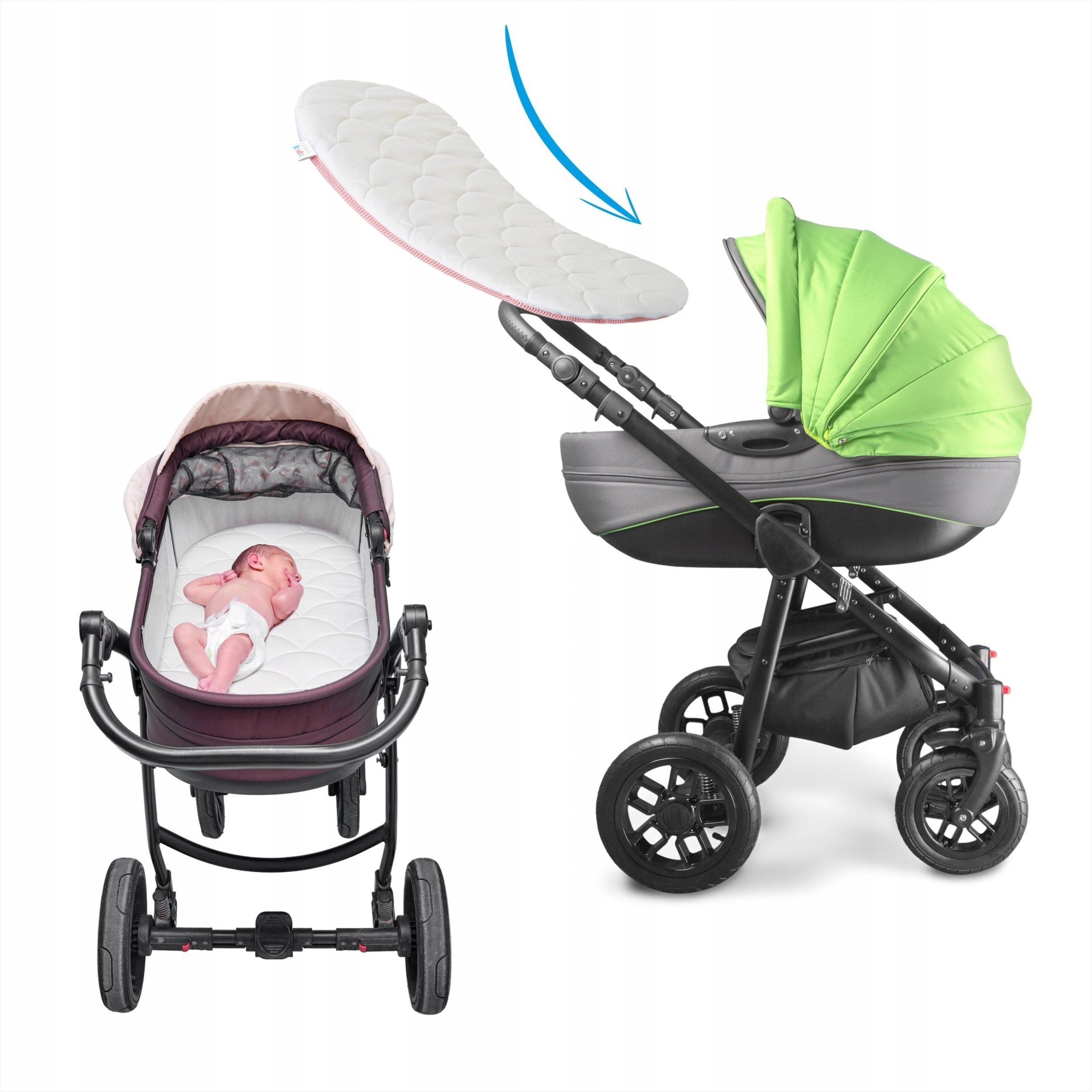 vidaXL Materac Chodzenie Typ 6 NIEBIESKI