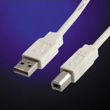 Kabel USB Value USB-A - USB-B 3 m Biały (11.99.8831)