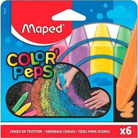 Maped Kreda chodnikowa Colorpeps 6 kolorów