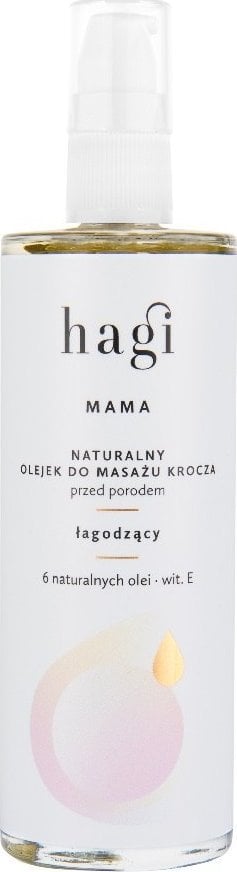 Hagi Hagi, MAMA, Naturalny olejek do masażu krocza, 100 ml