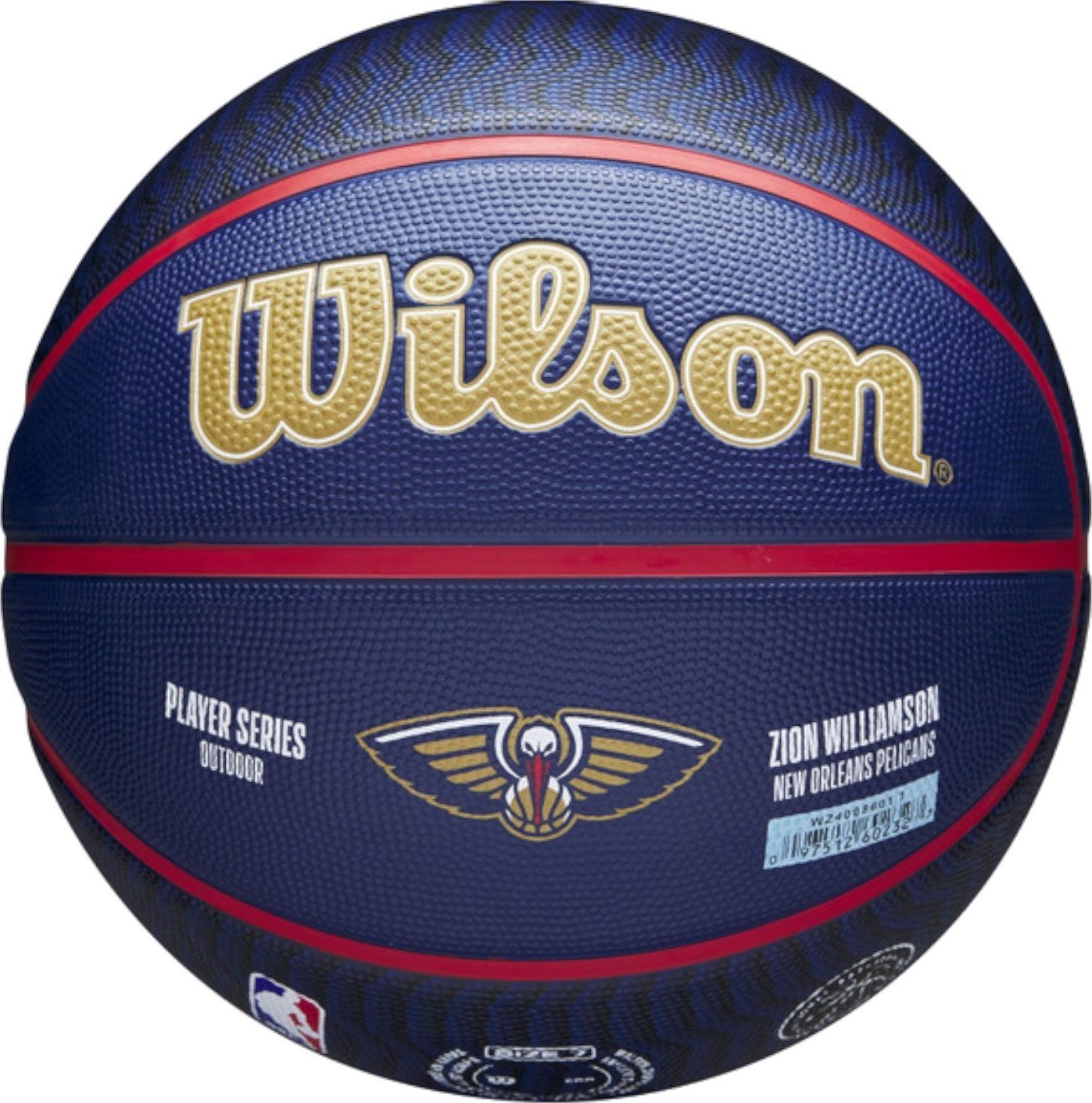 Wilson Wilson NBA Player Icon Zion Williamson Outdoor Ball WZ4008601XB7 Granatowe 7