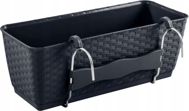 Prosperplast Skrzynka doniczka Rato Square antracyt