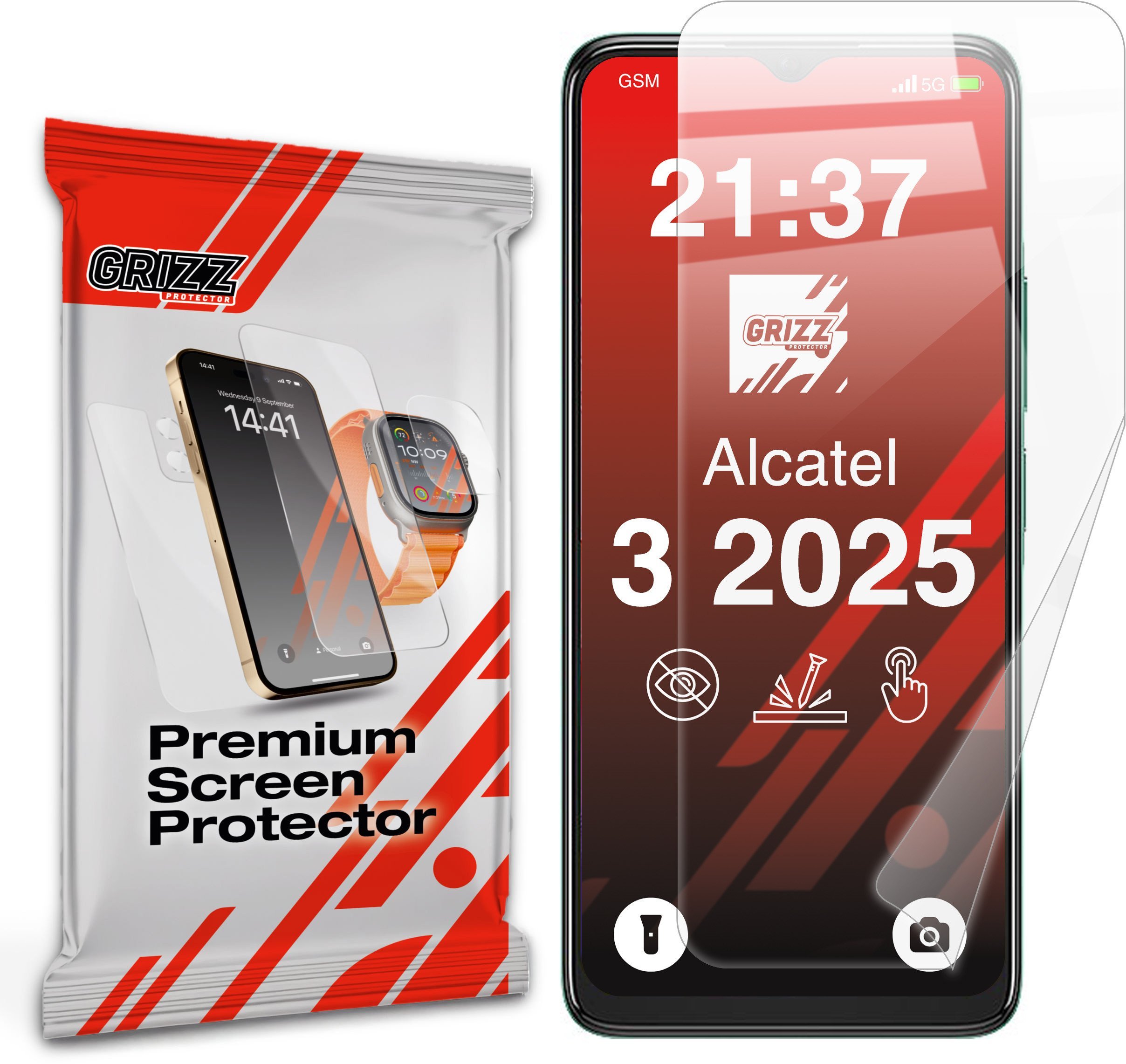 Folia ceramiczna GrizzGlass CeramicFilm do Alcatel 3 (2025)