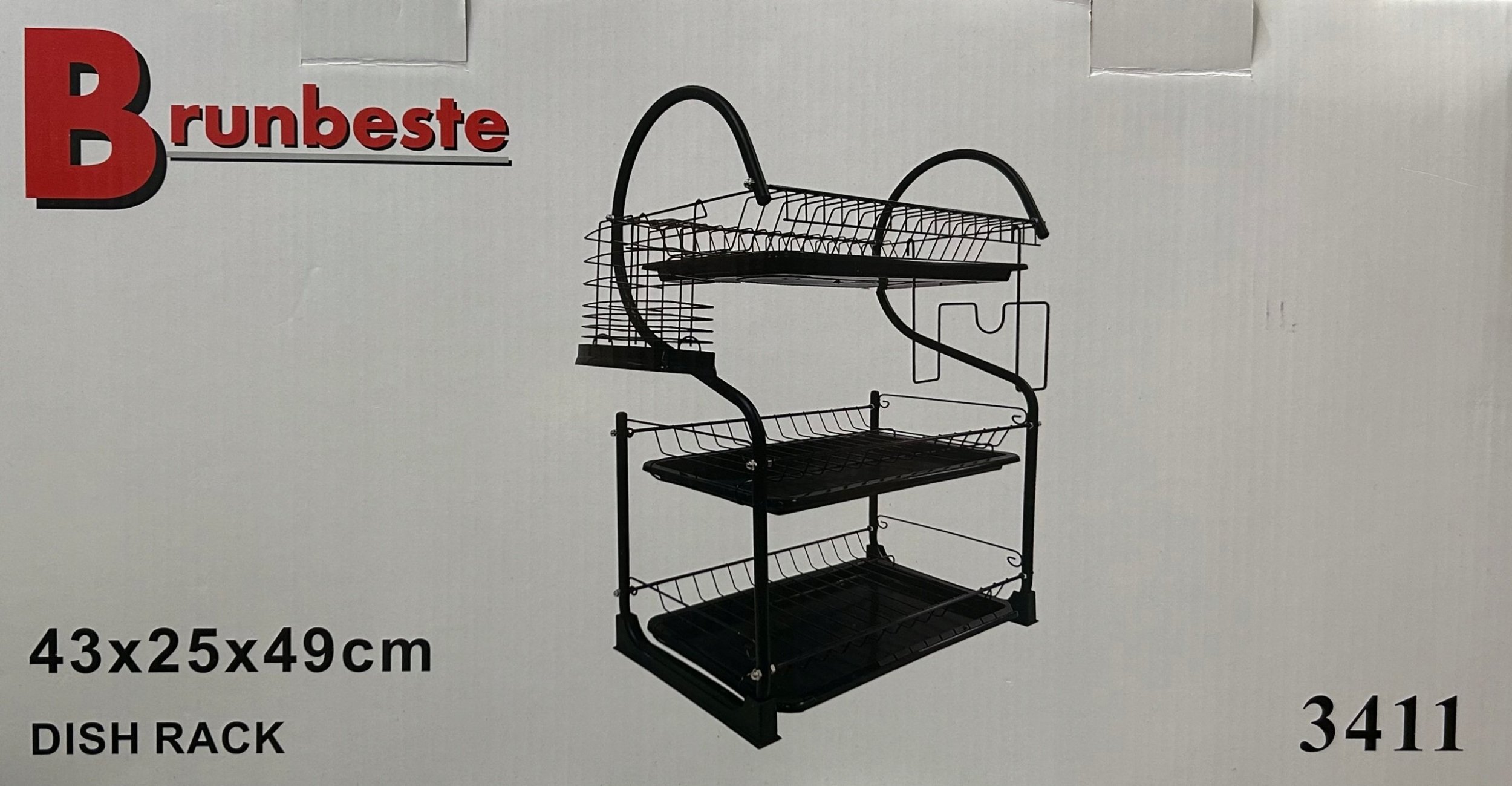 SUSZARKA OCIEKACZ DO NACZYŃ TRZY POZIOMOWA 3411