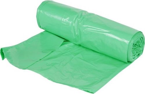 Aglo3 Aglo3 - Worki na śmieci plastikowe, żółte, mocne, folia LDPE, 50 sztuk - 35 l