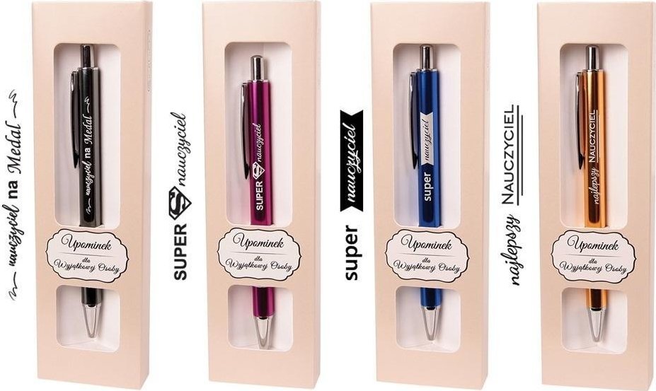 Długopis dla Nauczyciela w etui mix