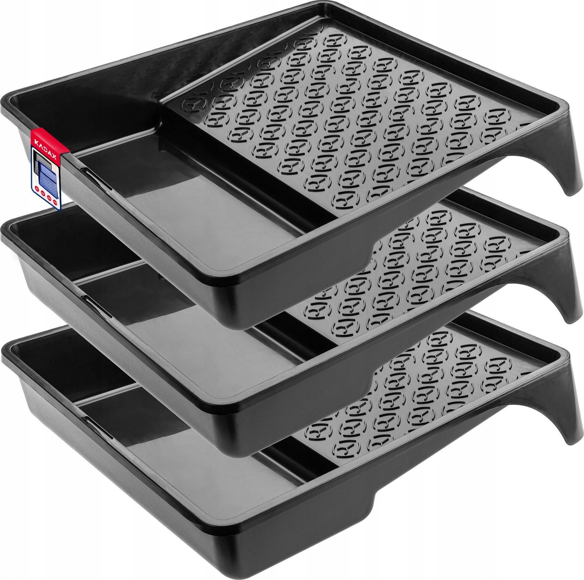 Kadax Kuweta Malarska Na Wałek Farba 320 mm Czarna 3szt