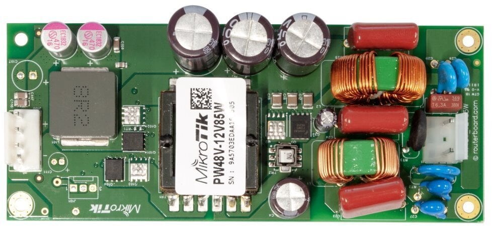 Mikrotik PW48V-12V85W adapter zasilający/ inwentor Zielony