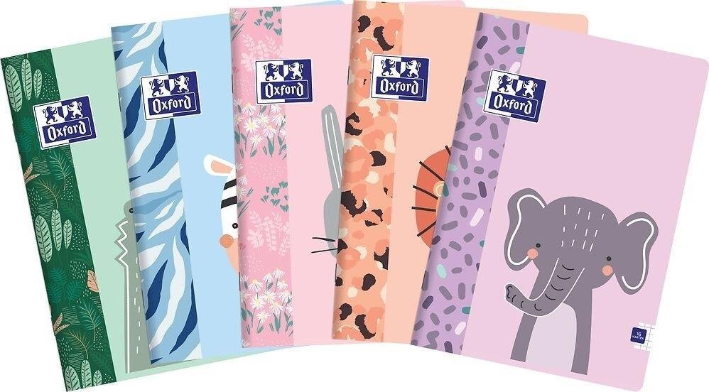 Oxford Zeszyt A5/16K kratka Kids (10szt)