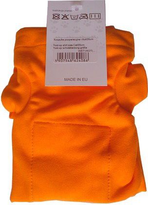 Grande Finale Koszulka pooperacyjna dla kota pomarańczowa 25cm