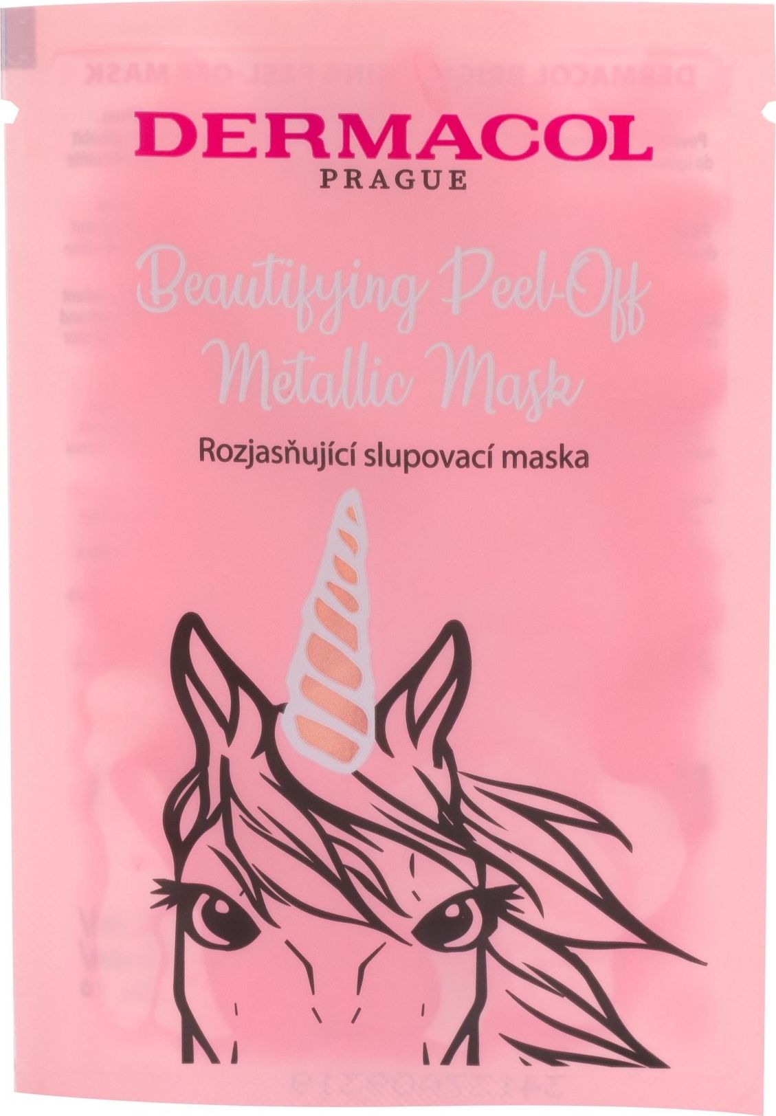 Dermacol Dermacol Beautifying Peel-off Metallic Mask Brightening Maseczka do twarzy 15ml