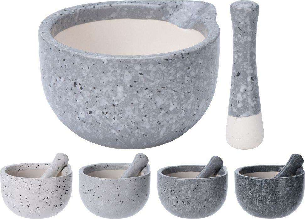 Excellent Houseware Moździerz do przypraw ceramiczny 10,5 cm z tłuczkiem