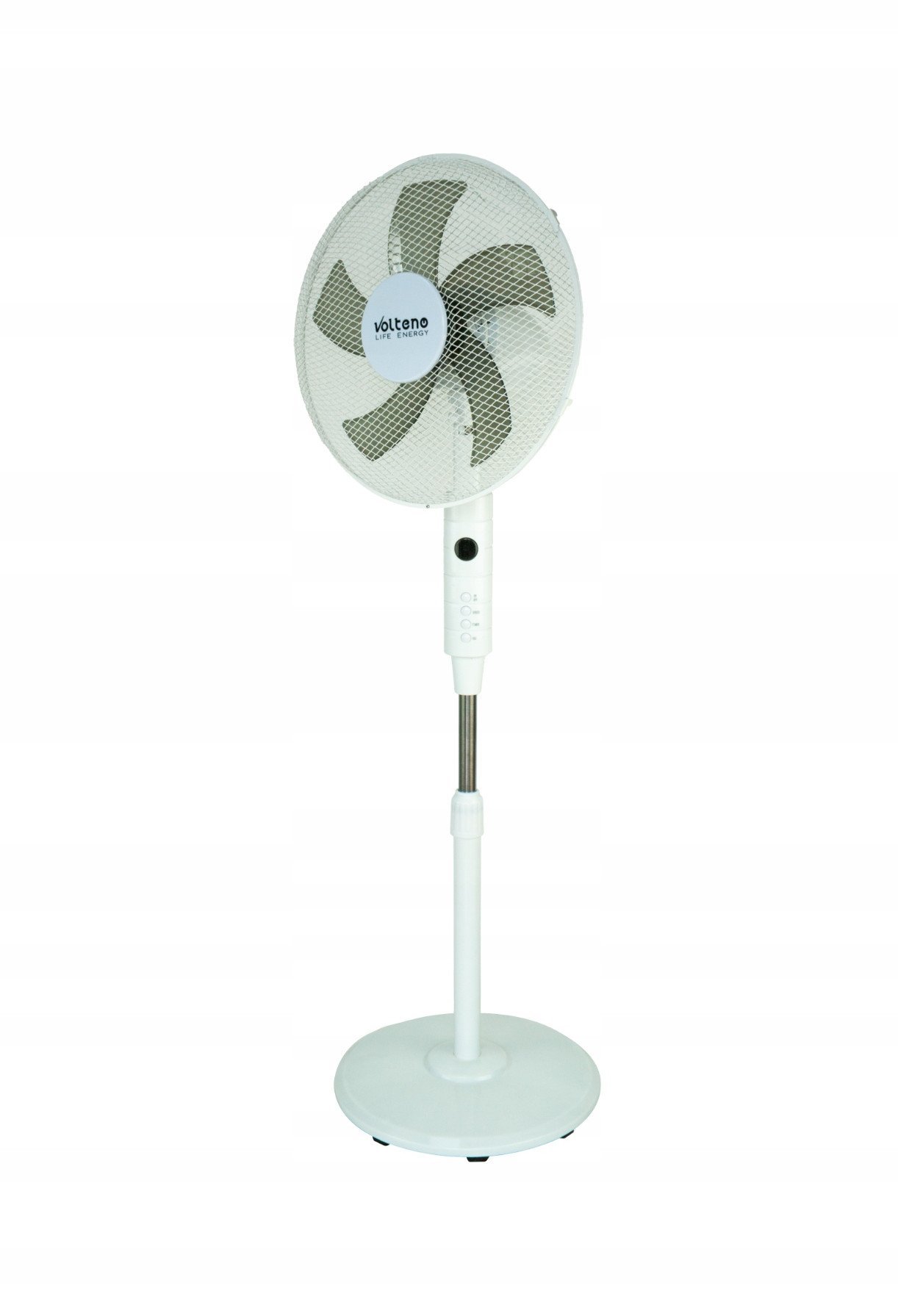 VOLTENO WENTYLATOR PODŁOGOWY BIAŁY+ WYŚWIETLACZ 40cm