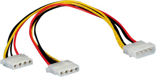 Roline Molex - Molex x2, 0.3m, Wielokolorowy (11.03.1005)